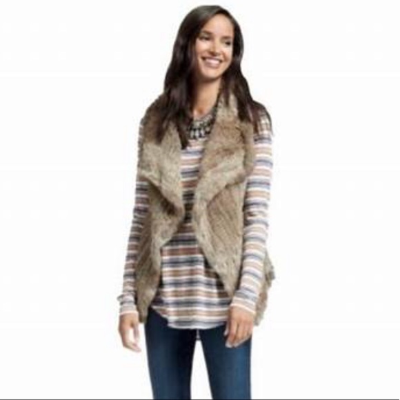 Calypso St Barth Kiesza Rabbit Fur Vest Sz S NWT - Picture 2 of 10